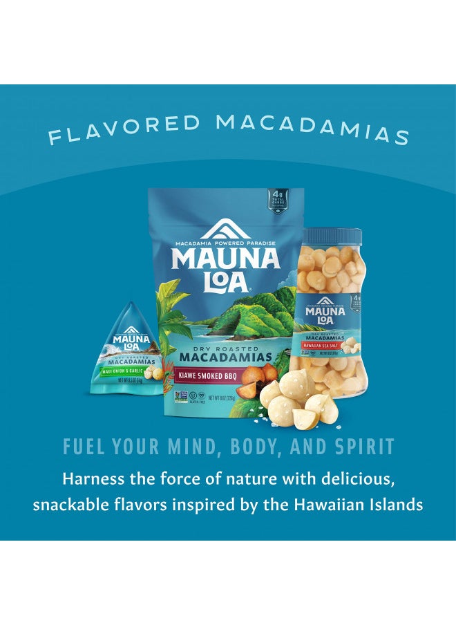 Mauna Loa Premium Hawaiian Roasted Macadamia Nuts, Unsalted, 8 Oz Bag (Pack of 1)