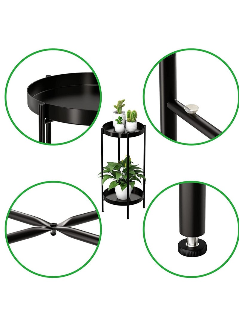 Metal Tall Plant Stand Indoor/Outdoor,Potted Plant Stand for Home,Garden