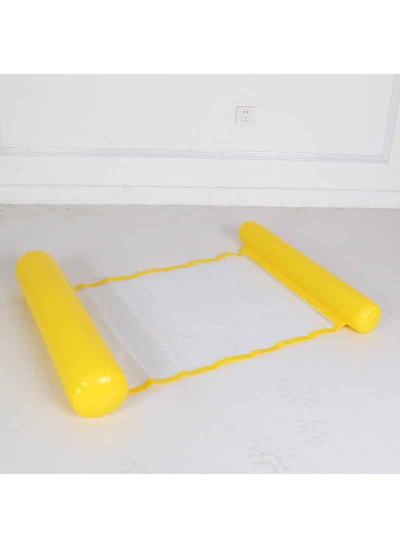 4-Tube Inflatable Lounger Water Hammock Yellow