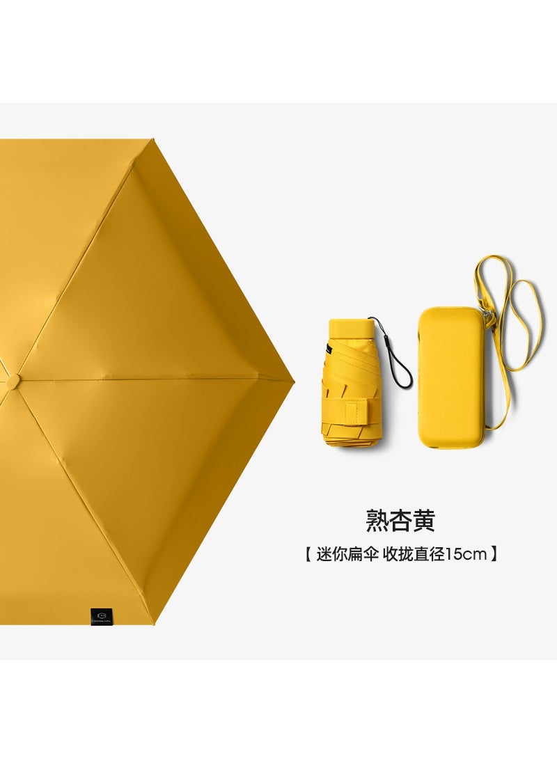 50% Fold Capsule Sun Umbrella Women Sun Protection UV Sunshade Sunny Umbrella Large Wholesale Custom Folding Ultra Light Umbrella