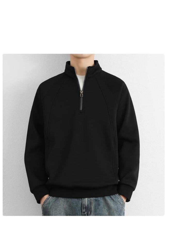 Men's Half Zip Hoodie With Pullover And Base Layer