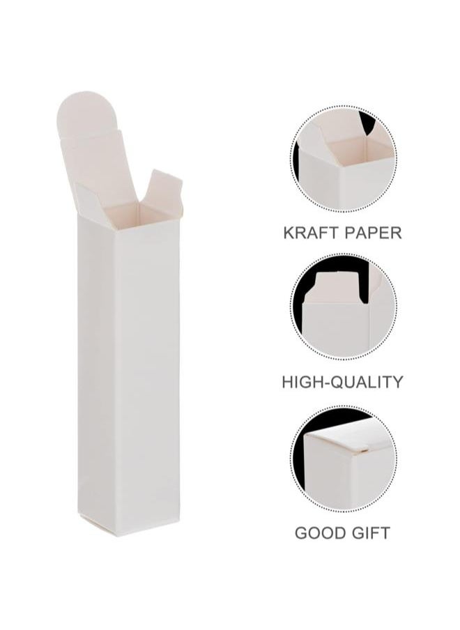 50Pcs Kraft Paper Lipstick Boxes, Essential Oil Packaging Boxes, DIY Supplies Beauty Accessories Makeup Organzier Tube Storage