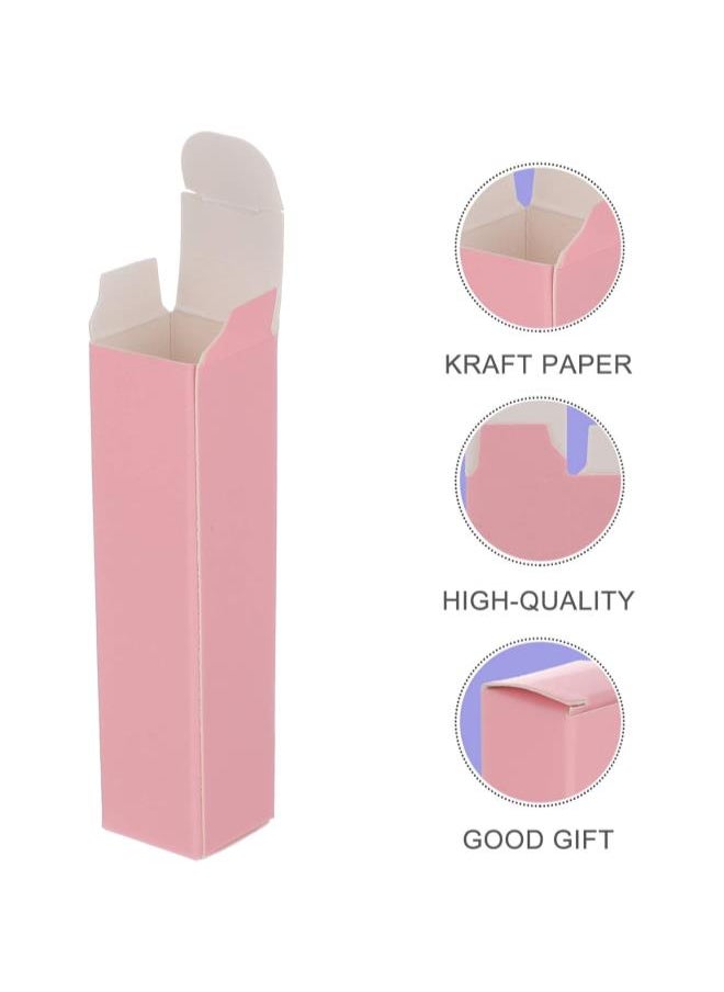 50Pcs Kraft Paper Lipstick Boxes, Essential Oil Packaging Boxes, DIY Supplies Beauty Accessories Makeup Organzier Tube Storage