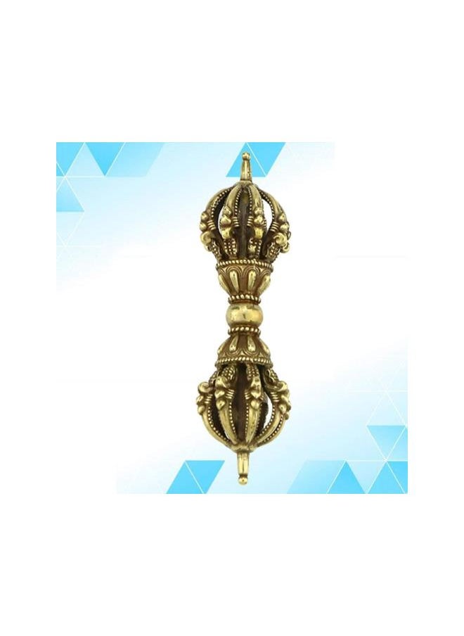 Buddhist Pendant Charms Tibetan Copper Dorje Vajra Pestle Prayer Ruyi Charms Phurba Jewelry Pendant Crafts Meditation Yoga Ornament for Necklace Bracelet Keychain