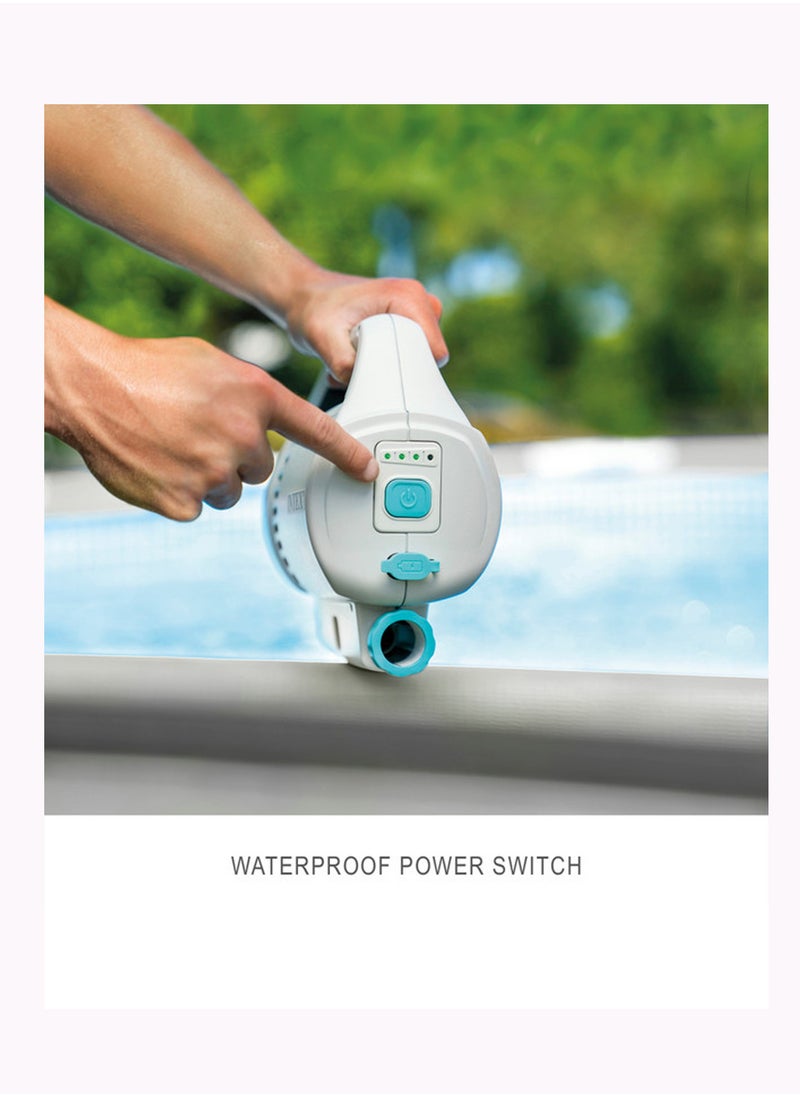 ZR100 Rechargeable Pool and Spa Vacuum with Telescoping Pole