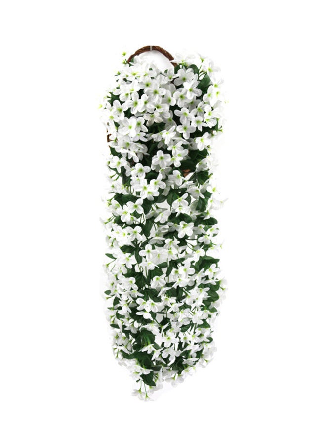 2-Piece Artificial Flower Set White