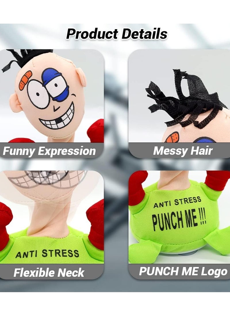 Punch Me Anti-Stress Plush Doll | Funny Screaming Stress Relief Toy for Kids & Adults | Interactive Emotional Vent Doll with Sound | Desktop Punching Bag for Office & Home | Unique Gift for Stress Relief