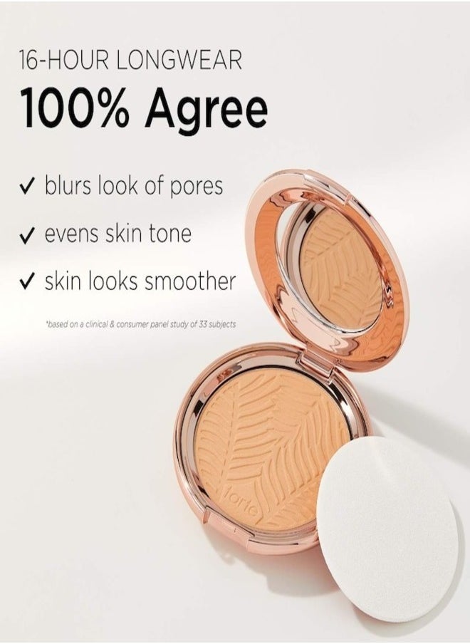 Tarte Amazonian Clay Blurring Powder Foundation 12N Fair Neutral - fair skin with a balance of warm & cool undertones 8g