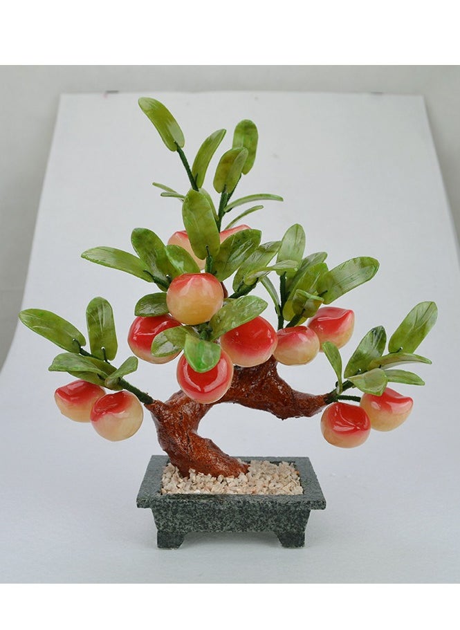 Living Room Decoration Bonsai Peach Tree