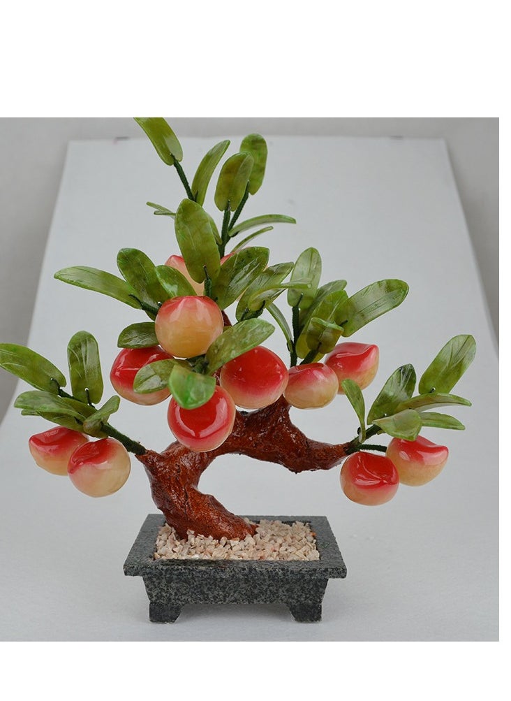 Living Room Decoration Bonsai Peach Tree