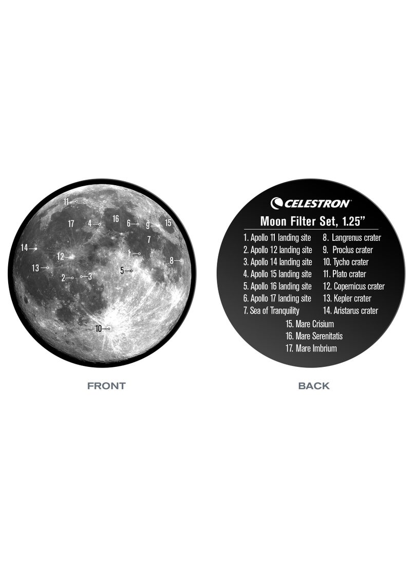 Moon Filter Set - 1.25”