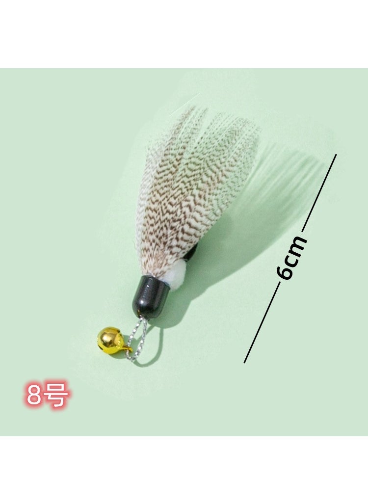 New cat stick simulation insect replacement head small flying insect cat stick pet supplies cat toy manufacturers wholesale