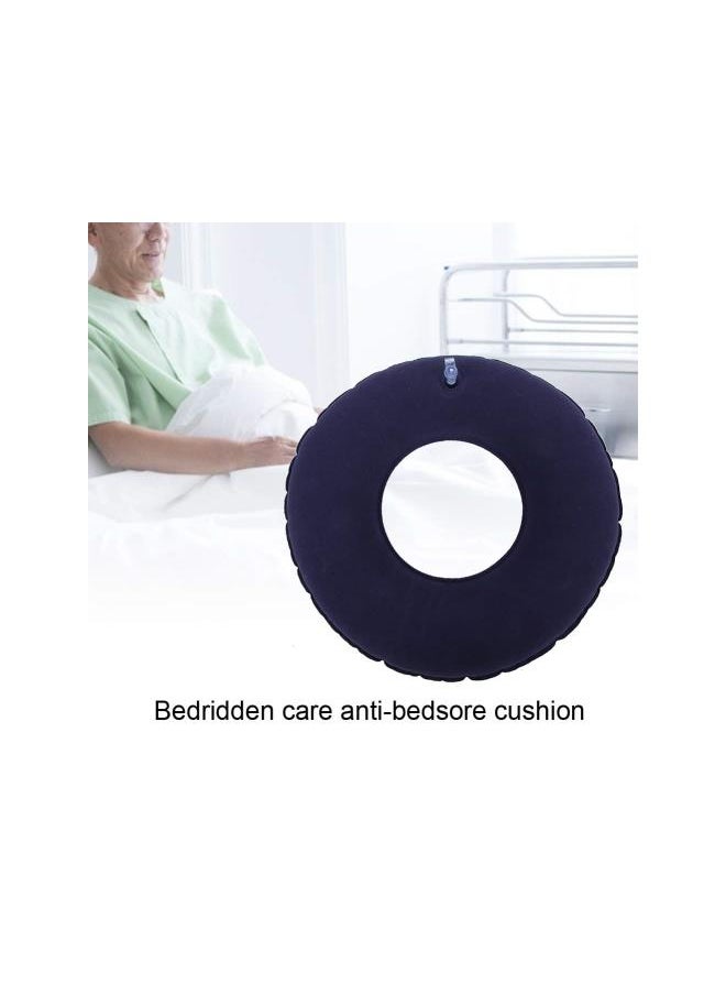 Inflatable Donut Cushion Portable Inflatable Seat Pillow Bedridden Patient Wheelchair Anti Bedsore Seat Cushion Pad for Coccyx Pain Relief Air Pump Included R300