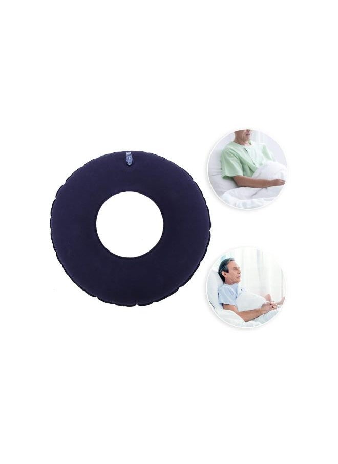 Inflatable Donut Cushion Portable Inflatable Seat Pillow Bedridden Patient Wheelchair Anti Bedsore Seat Cushion Pad for Coccyx Pain Relief Air Pump Included R300