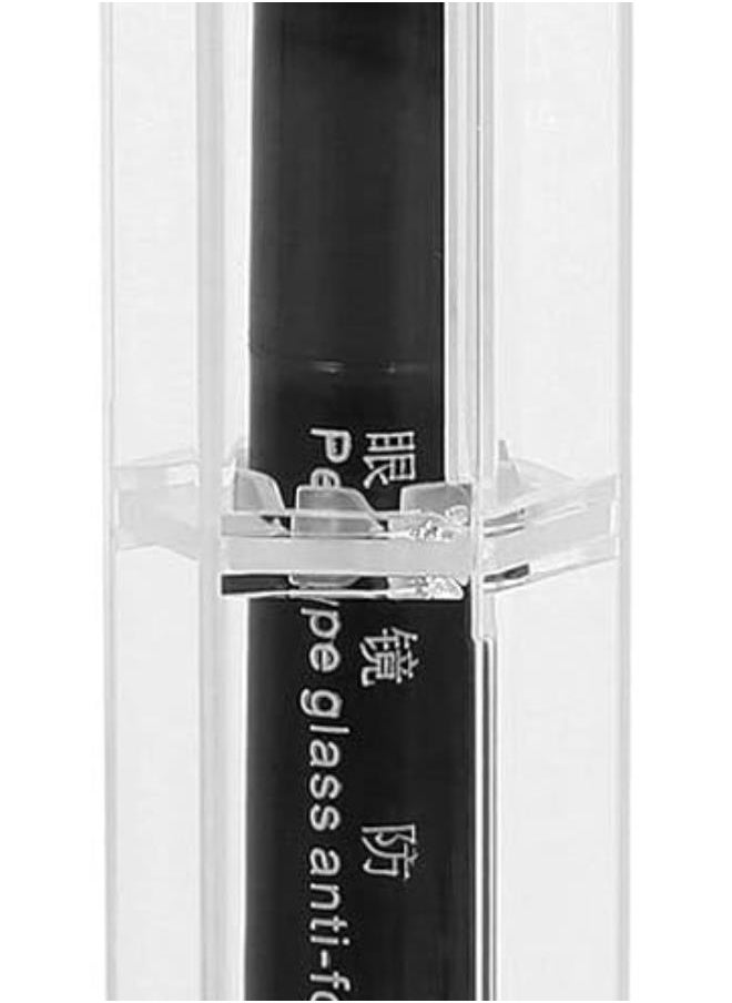 Glasses Anti-Fog Solution Pen Lens Cleaner Dry Defog Glasses Cleaning Eyeglasses Defogging Agents for Winter Goggles Camera Lens Helmet Antifog Black