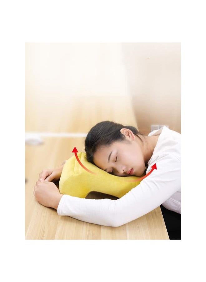 Face Down Cushion Pillow for Post-Eye-Surgery use - Sleeping Face Pillow for Face Down Sleeping & Back Support - Removable Cove