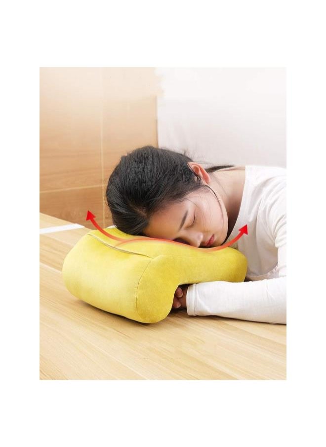 Face Down Cushion Pillow for Post-Eye-Surgery use - Sleeping Face Pillow for Face Down Sleeping & Back Support - Removable Cove