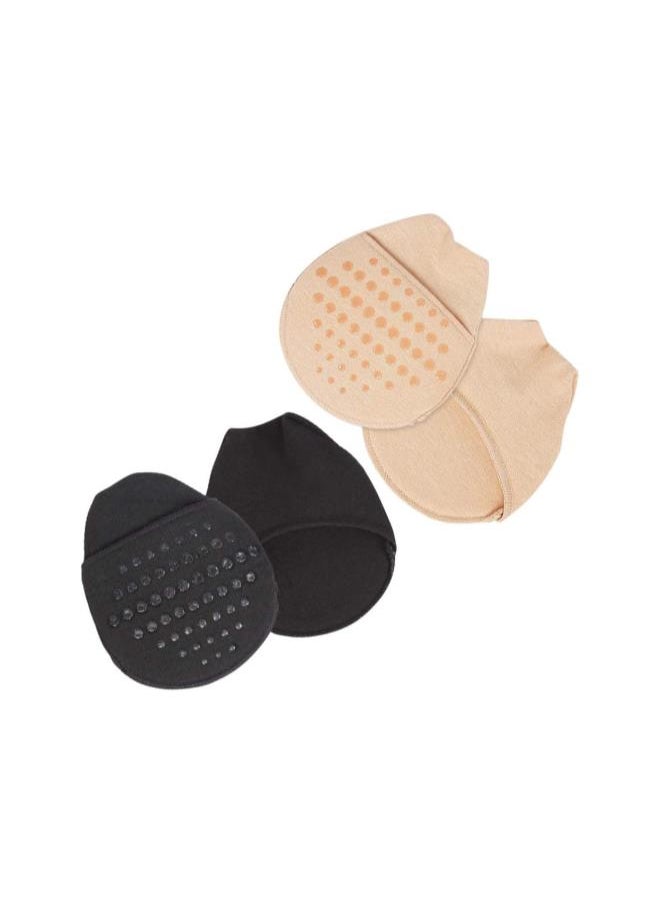 2 Pair Ball of Foot Pads Half Socks Metatarsal Cushion Pad for Metatarsalgia Arthritis