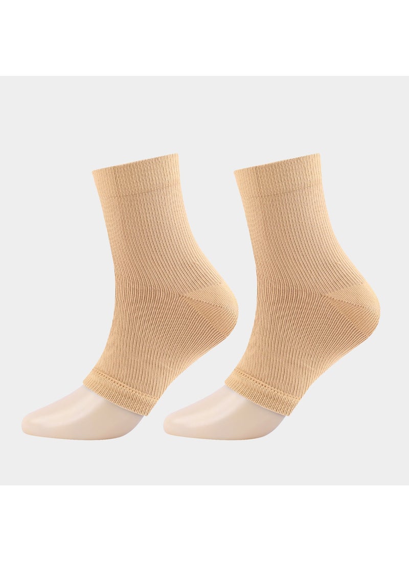 Compression Ankle Support Sport Socks Skin color