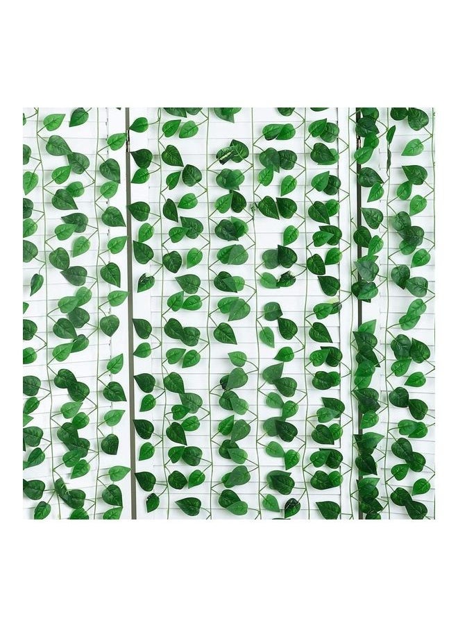 12-Piece Artificial Hanging Ivy Leaves multicolour 230cm