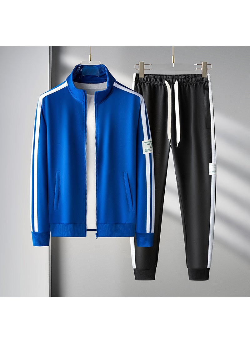 2022 Mens Autumn Sportswear Tracksuit Set Blue