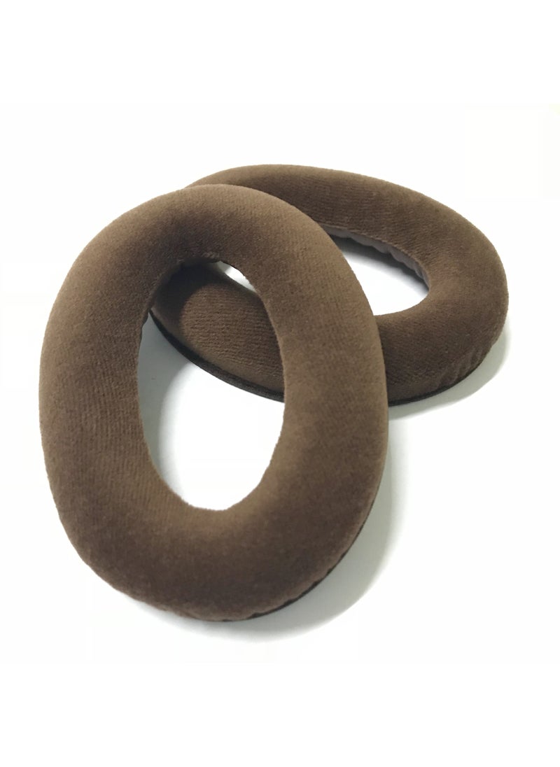 1 x 5 pcs HD598 CS Replacement Ear Pads Cushions Brown velvet earmuffs (single)