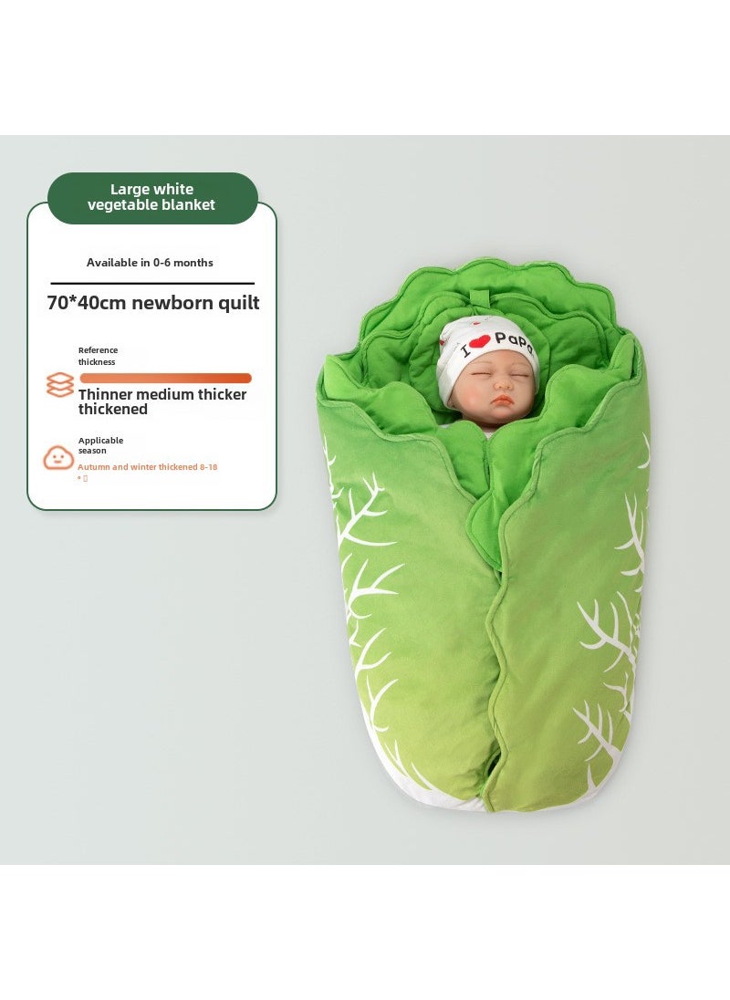 Thick Newborn Baby Swaddle Blanket Wrap [70x 40cm] for 0-6 months baby