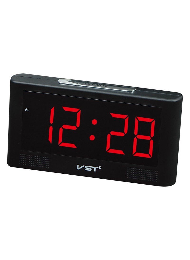 1 x 5 pcs LED Digital Alarm Clock Large Display Red