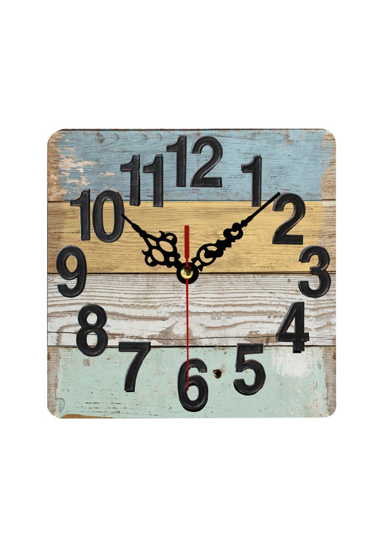 1 x 5 pcs Vintage Silent Desk Clock for Bedroom 14#