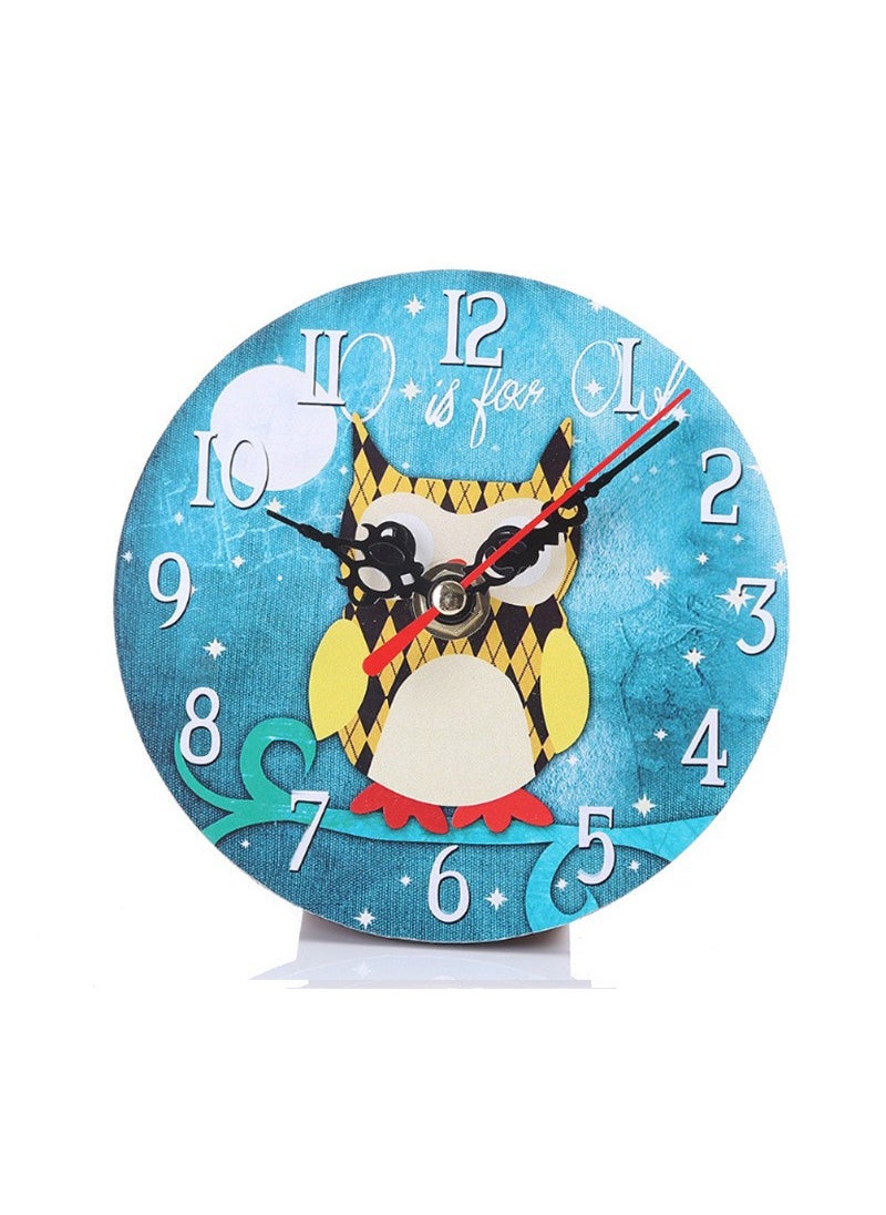 1 x 5 pcs Vintage Silent Desk Clock for Bedroom 26#