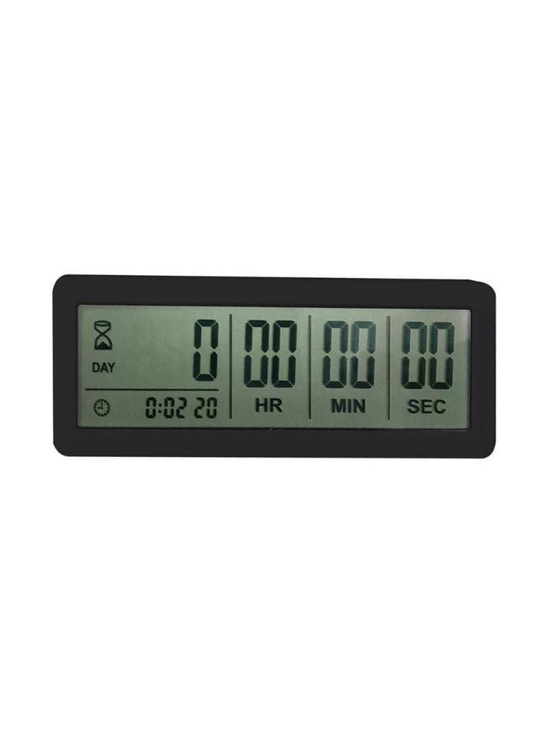 1 x 5 pcs 999 Day Countdown Timer PS-220 Digital Clock Black