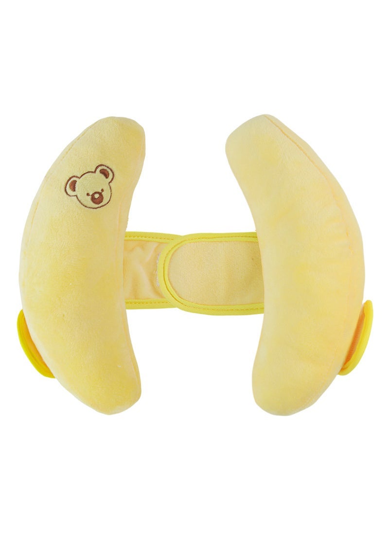 Adjustable Child Safety Seat Headrest Yellow Head Restraint