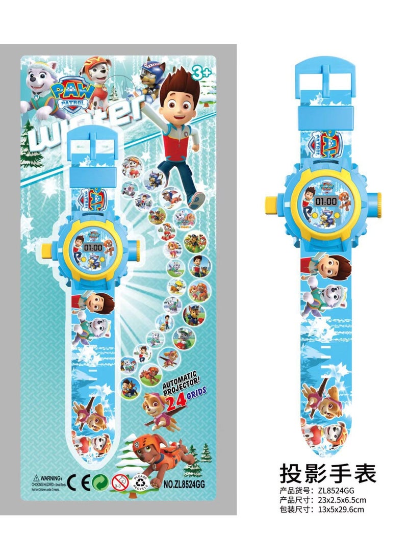 Kids Glowing Cartoon Toy Watch for Birthdays 8524GG