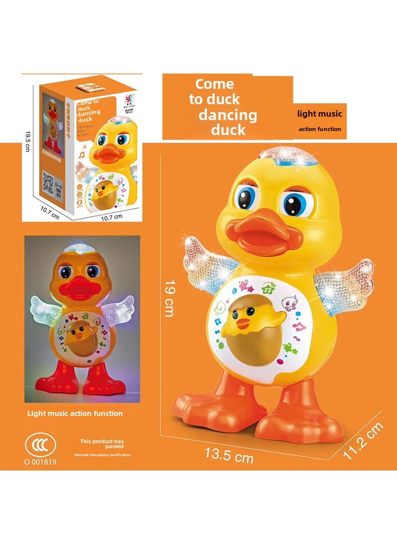 Singing Dancing Swing Duck Toy for Kids flaming red duck