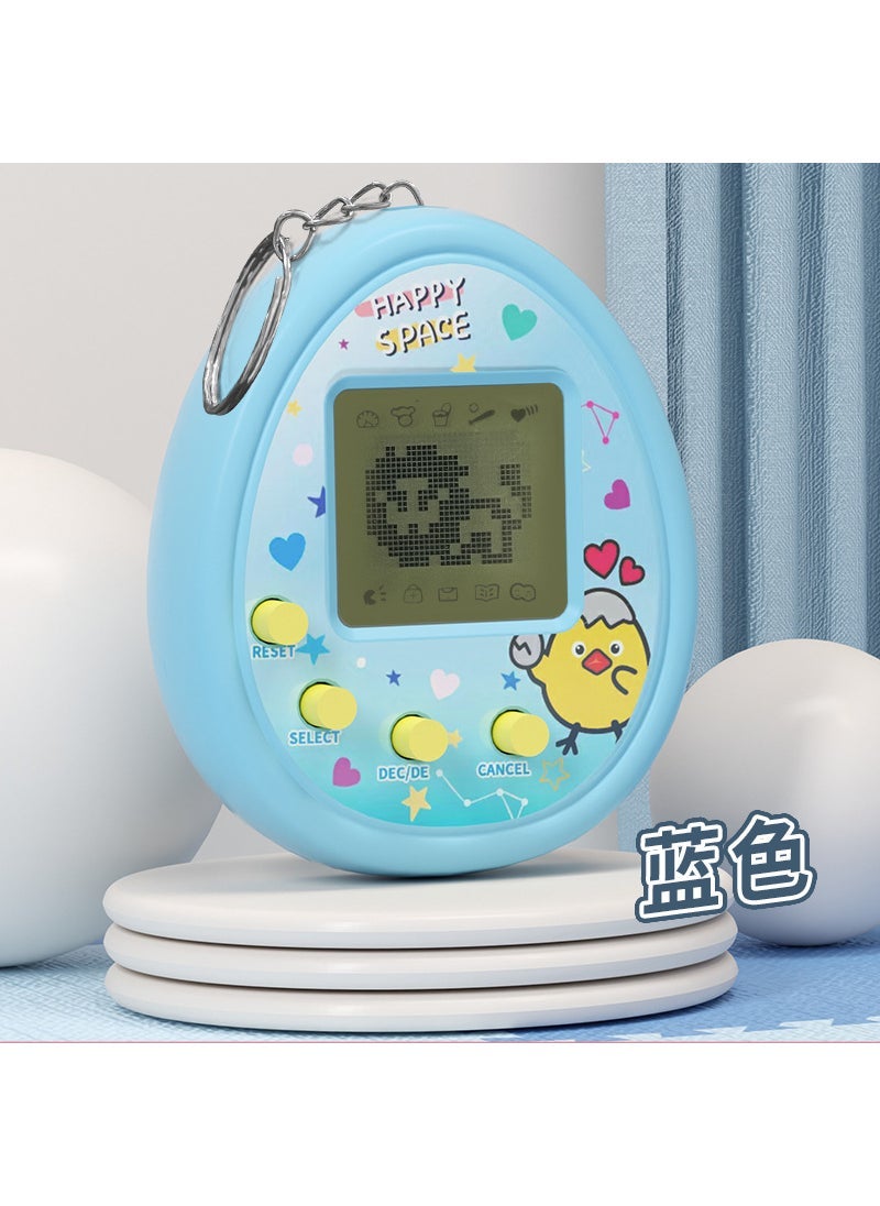 Retro Tamagotchi Keychain Pet Game Blue [English packaging]]