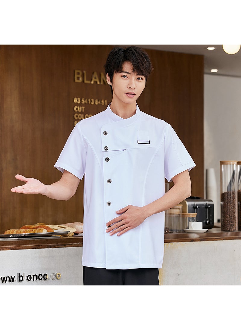 Chef Short Sleeve Cotton Work Uniform White