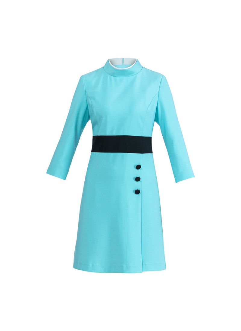 Xiamen Stewardess Interview Dress Uniform Tiffany Blue