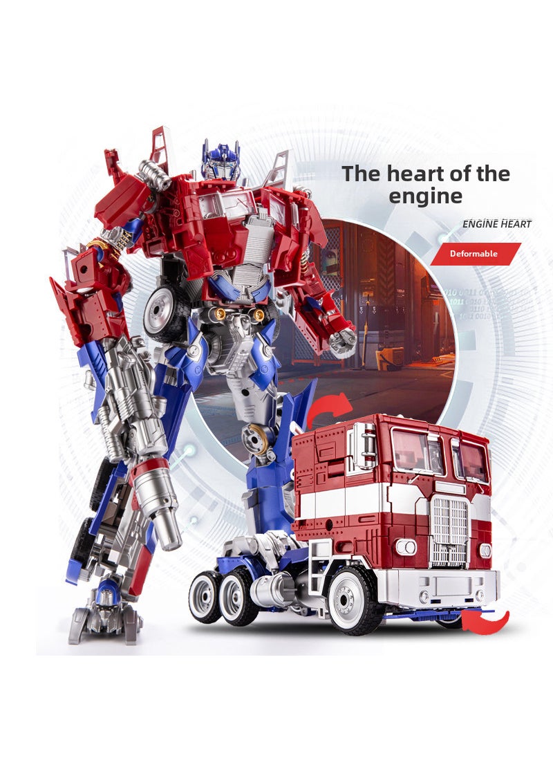 Optimus Prime Transformers Alloy Model Toy for Boys Engine Heart 30cm 