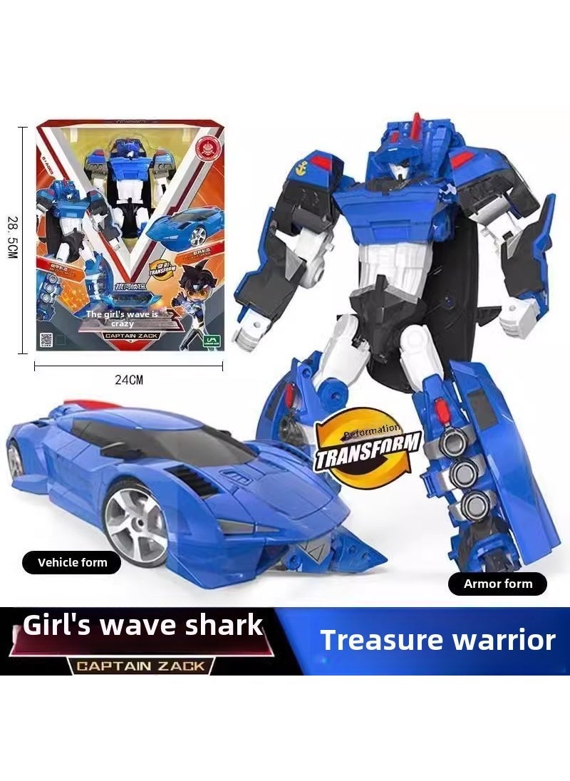 Galaxy Detective Robot Model Toy Set 7703 Shark