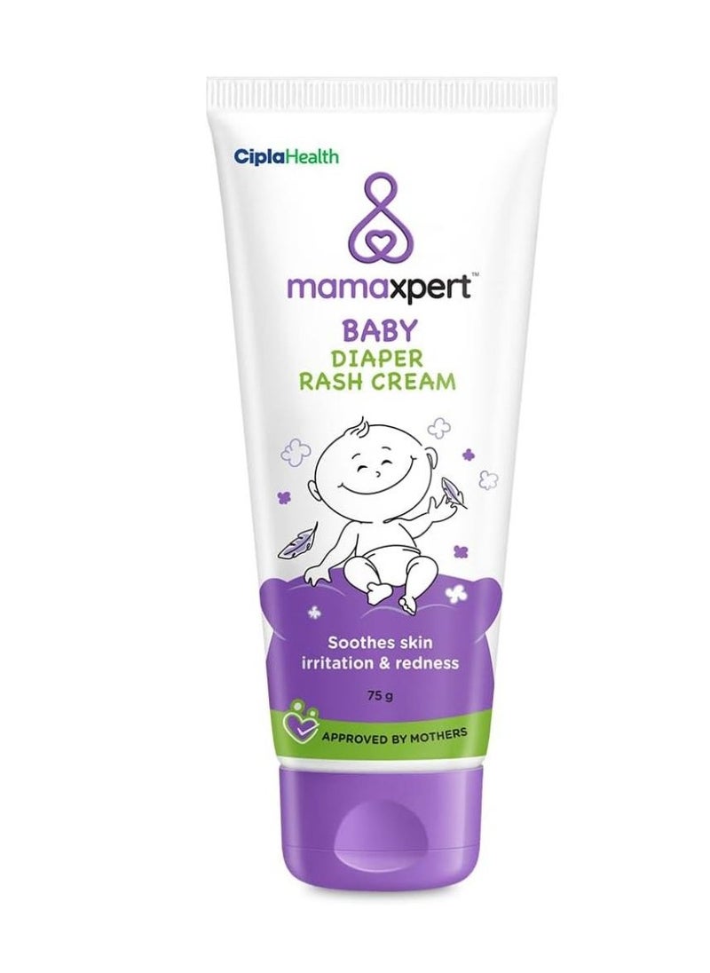 Cipla Mamaxpert Baby Diaper Rash Cream, Made by Experts, Approved by Mothers 75gm