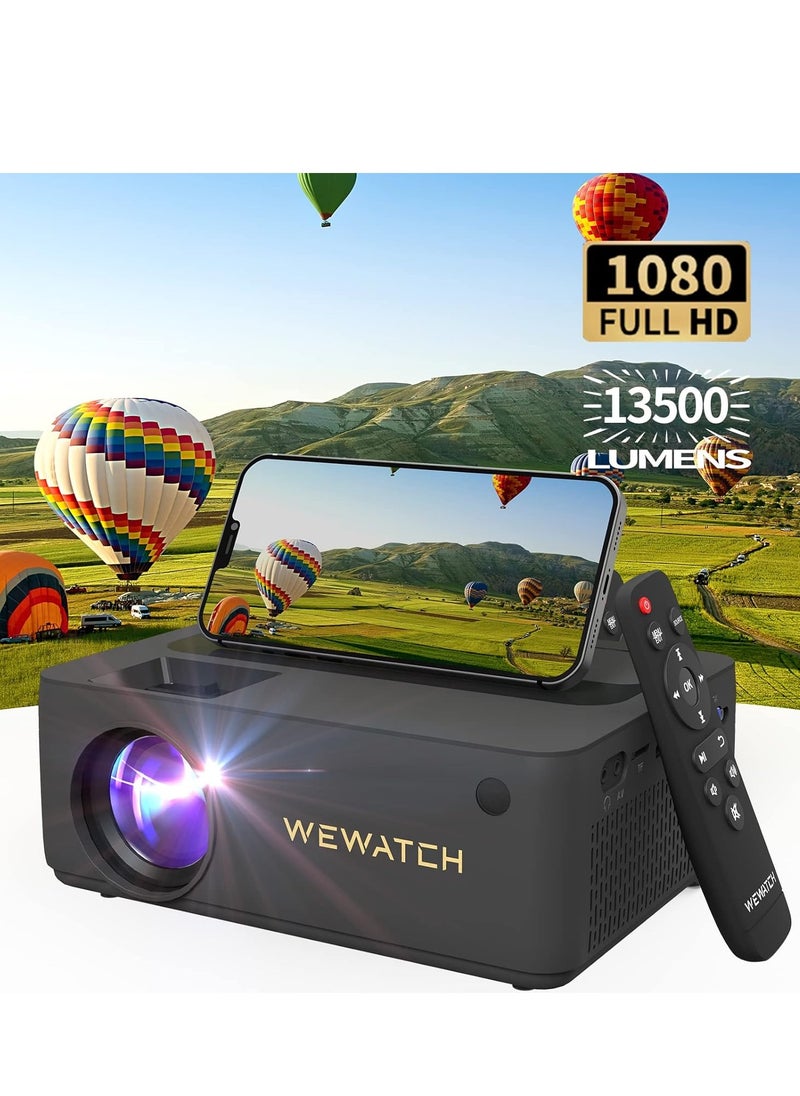 WEWATCH Native 1080P Mini Portable Projector