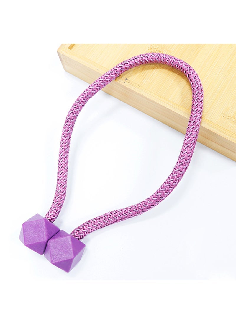 Magnetic Curtain Tiebacks Elegant Home Decor Purple [one price]]