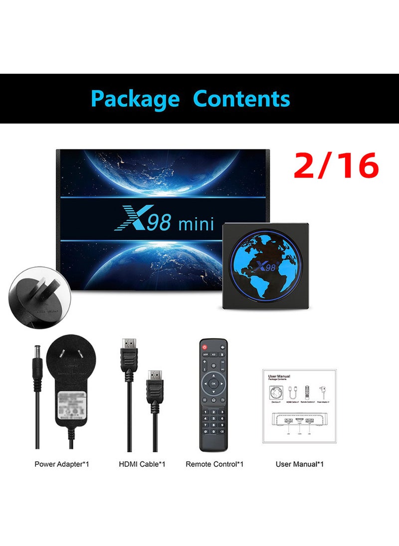 1 x 5 pcs X98mini 4K Android 11 TV Box S905W2 5G Dual WiFi Bluetooth 2/16 [Australian regulations]