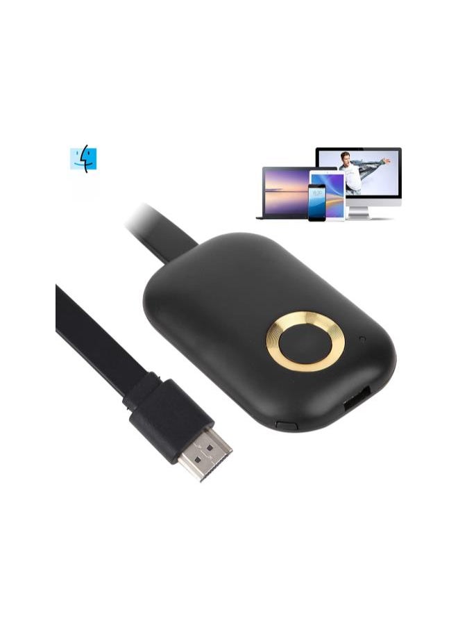 Display TV Dongle HDMI for iOS Multi?Screen Interactive Receiver 4K Ultra HD Wireless HDMI Display Adapter Support Airplay/Miracast/DLNA(5G(Dual?Core 4K))