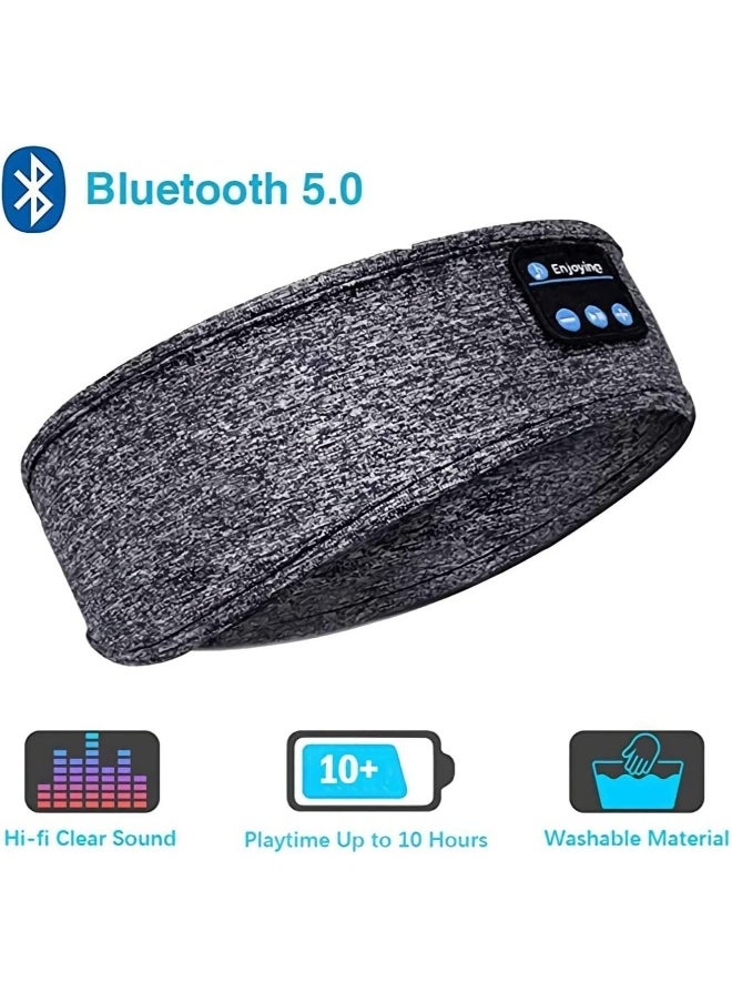 Sleep Headset Bluetooth Headband, Wireless Music Headset,Sleep Mask Earplugs, Suitable for Side Sleepers Exercise, Running, Insomnia, Travel, Yoga,IPX6 Waterproof