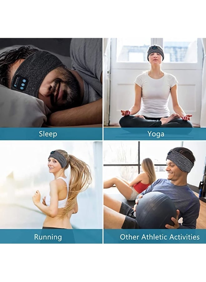 Sleep Headset Bluetooth Headband, Wireless Music Headset,Sleep Mask Earplugs, Suitable for Side Sleepers Exercise, Running, Insomnia, Travel, Yoga,IPX6 Waterproof