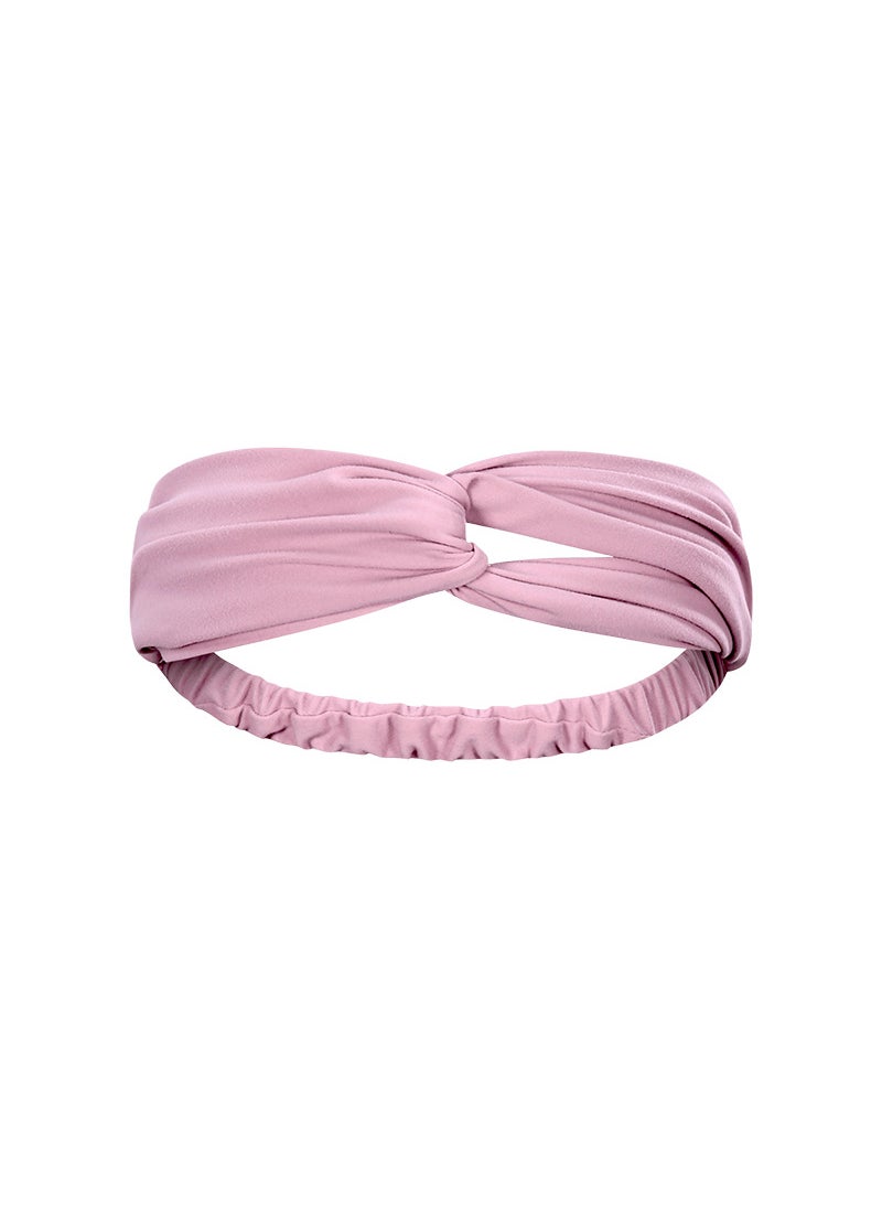 1 x 5 pcs New Elastic Solid Yoga Headband S2083 Quicksand powder