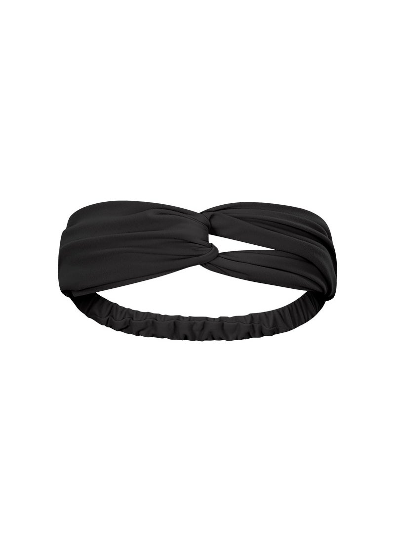 1 x 5 pcs New Elastic Solid Yoga Headband S2083 Black