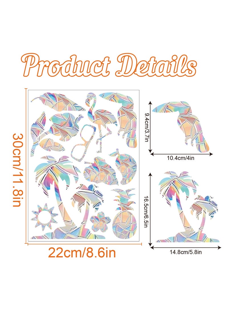 Butterfly Suncatcher Rainbow Prism Static Cling Decal Summer Flavor-(11)