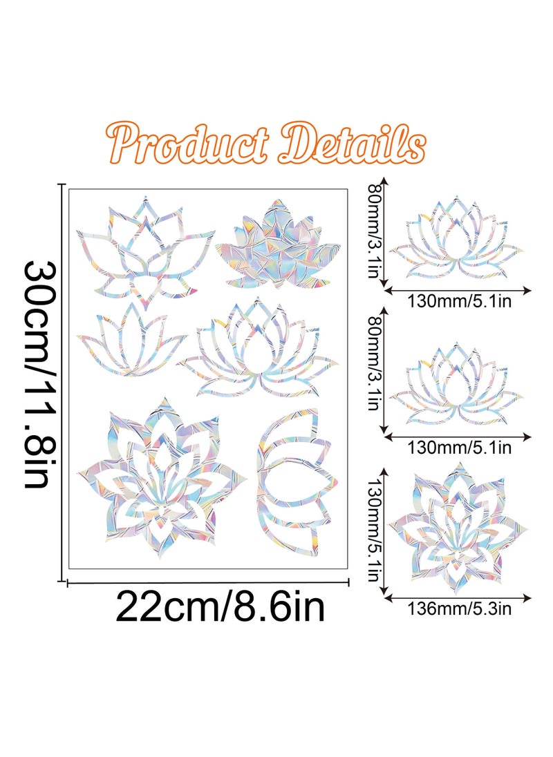 Butterfly Suncatcher Rainbow Prism Static Cling Decal Lotus-(6)